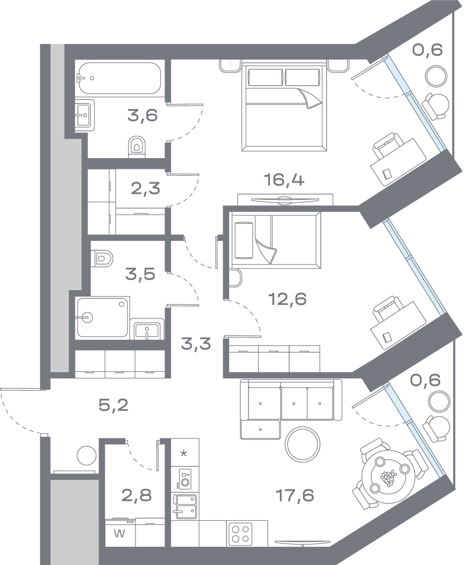 План квартиры