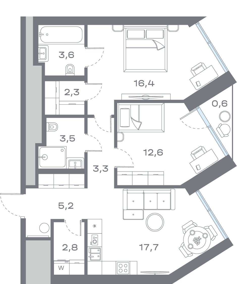 План квартиры