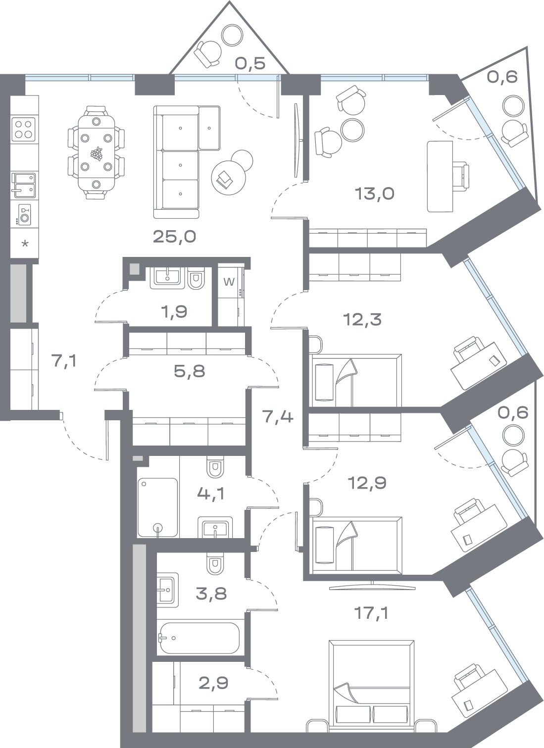 План квартиры