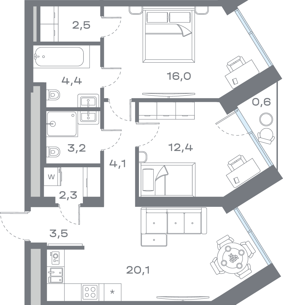План квартиры