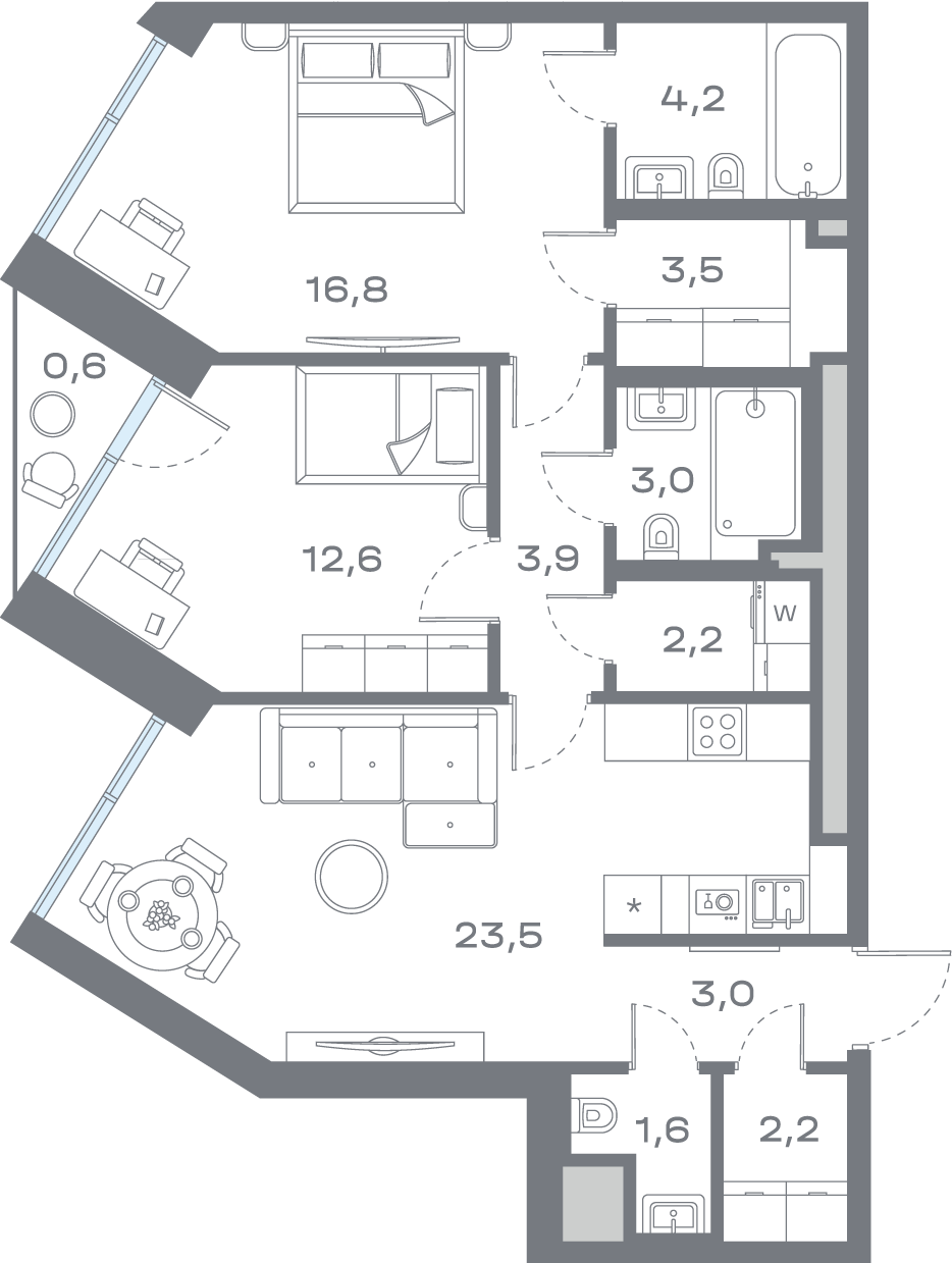 План квартиры