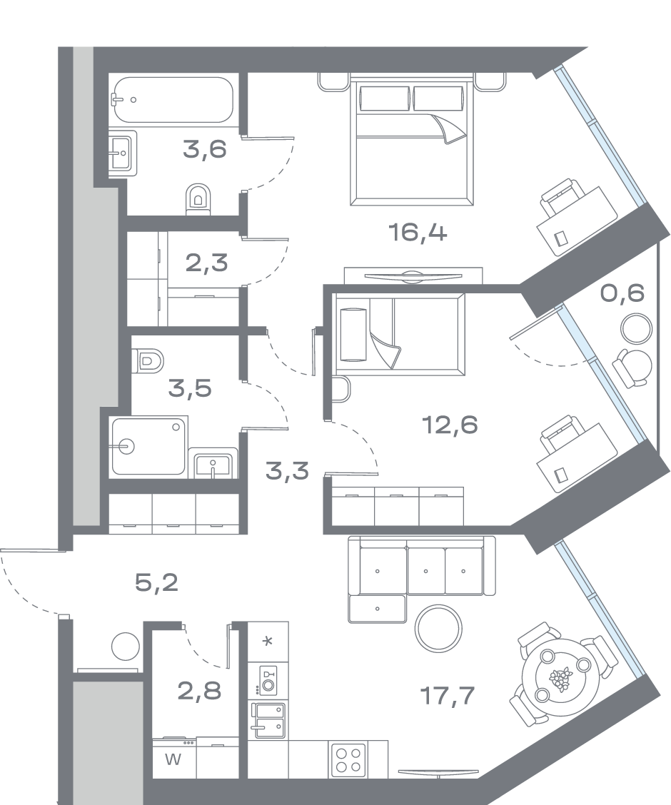 План квартиры