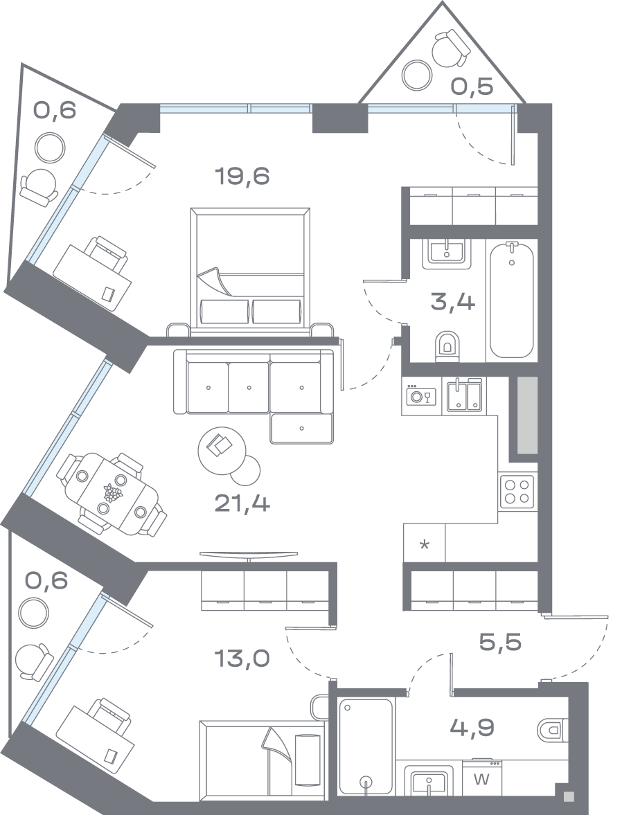 План квартиры