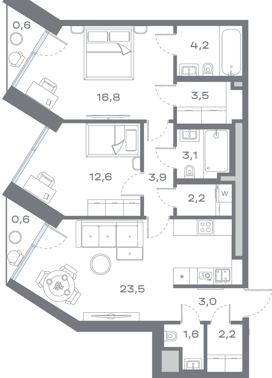 План квартиры